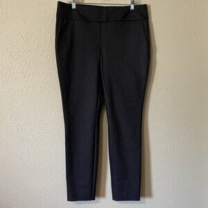 Dalia Brown & Black herringbone pull on pants, Size L